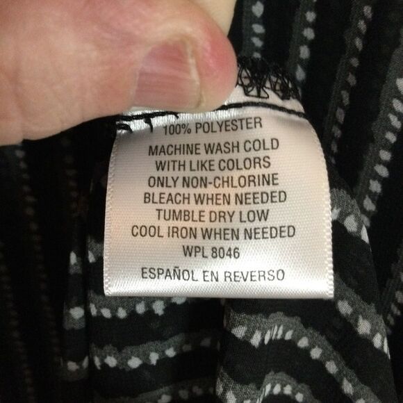 Style & Co. boho sheer blouse - Picture 3 of 5